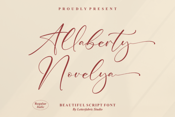 Allaberty Novelya: A Script Font for Professional Branding