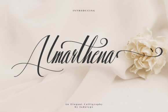 Almarthena: A Script Font That Breathes Life into Handmade Creations