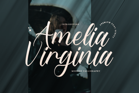 Amelia Virginia: A Script Font for Creative Crafters and Printables