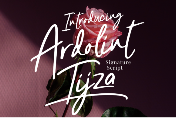 Ardolint Tijza: A Paint Brushed Script Font for Real Small Business Branding