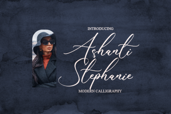 Ashanti Stephanie Script Font for Elegant Brand Identity