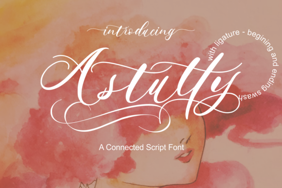 Astutty Font: A Delicate Script Handwritten Typeface for Branding
