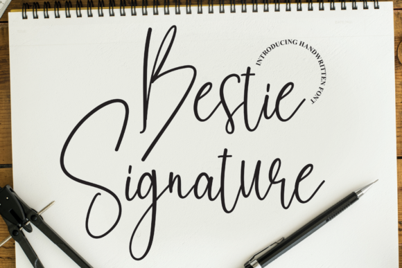 Bestie Signature: A Script Font for Branding and Campaign Design