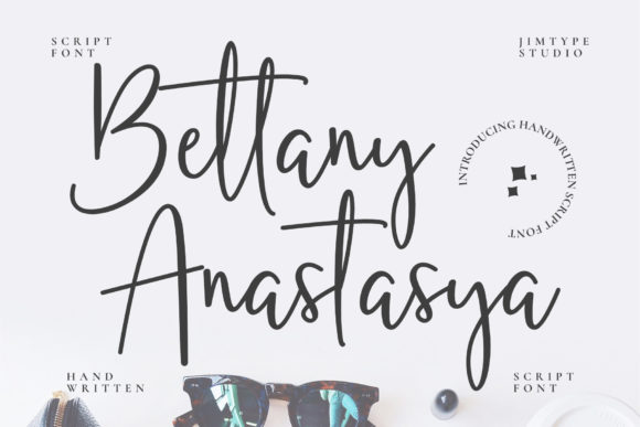 Bettany Anastasya Handwritten Script Font for Digital Design