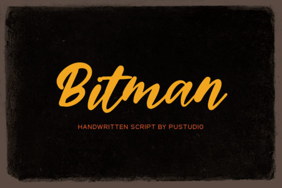 Bitman Script Font for Handmade Creators