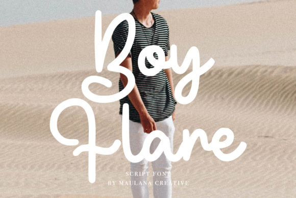 Boy Flare: A Luxe Script Handwritten Font for Professional Design