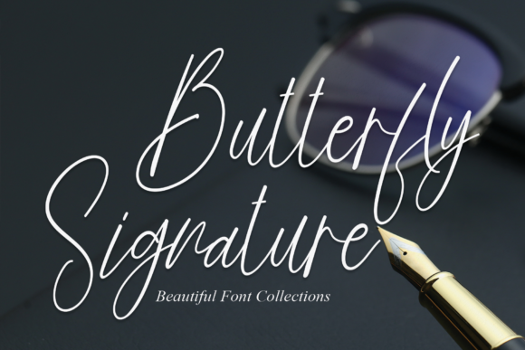 Butterfly Signature: A Script Font That Elevates Brand Identity