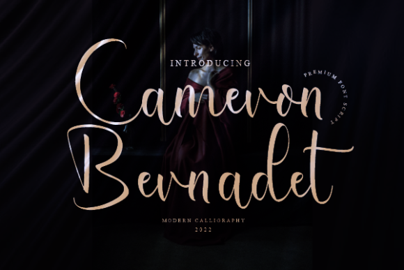 Cameron Bernadet: A Script Font for Editorial Design and Branding