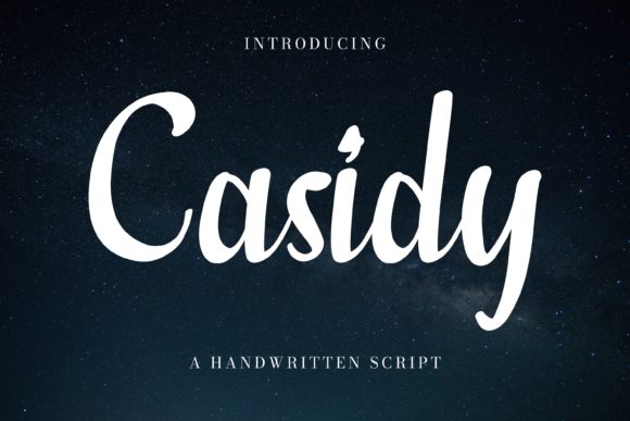 Casidy: A Delicate Script Font for Editorial Warmth