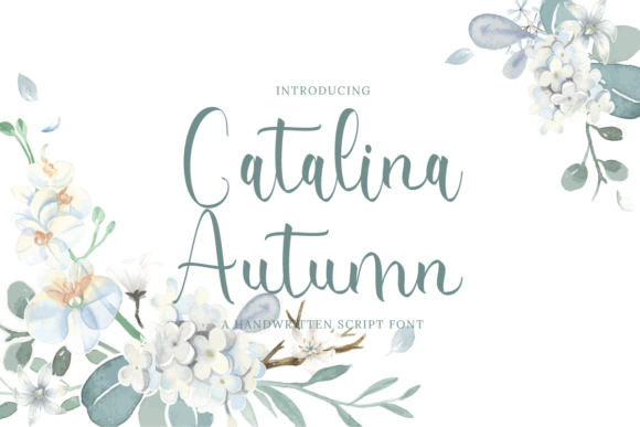 Catalina Autumn Script Font for Handmade Branding