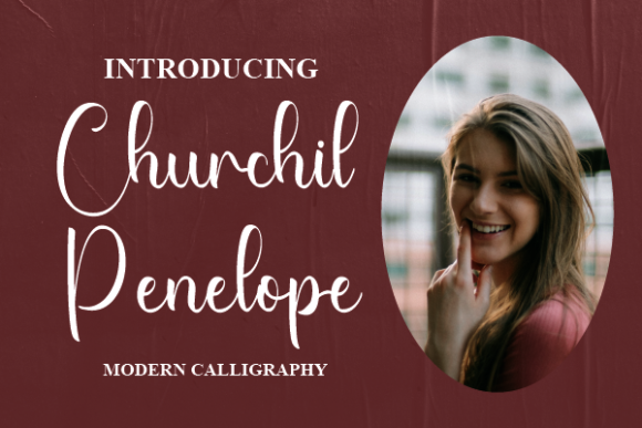 Churchil Penelope Script Font for Elegant Digital Branding