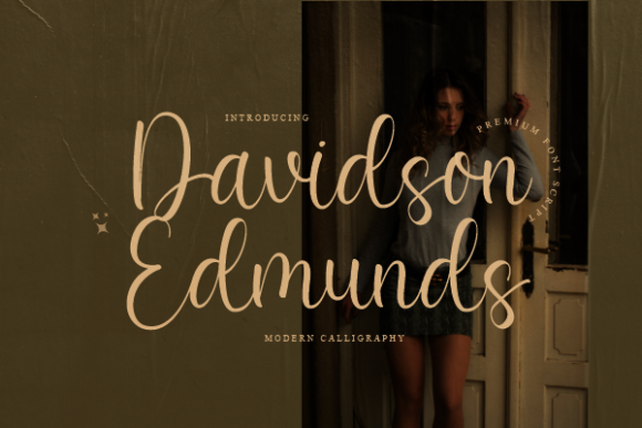 Davidson Edmunds: A Script Font That Brings Playfulness to Branding