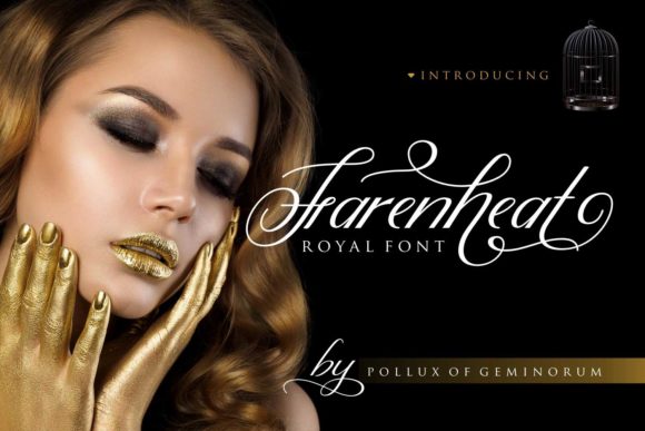 Farenheat: The Royal Script Font for Premium Branding and Digital Impact