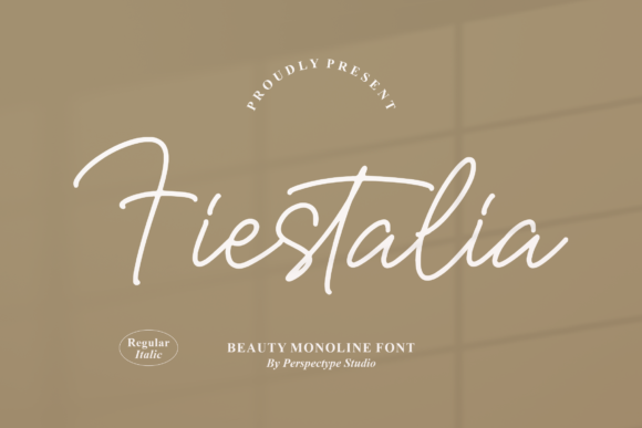 Fiestalia Script Font for Small Business Branding