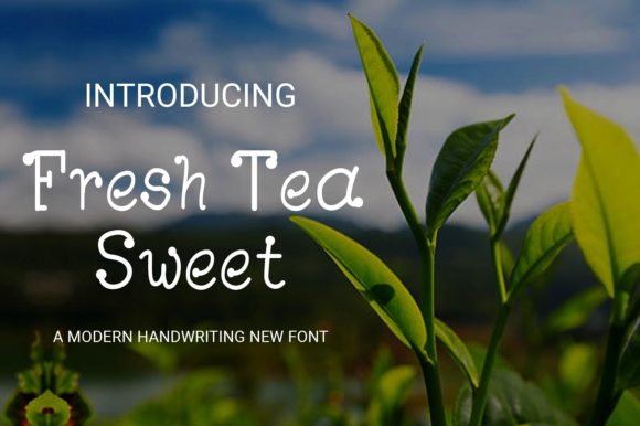 Fresh Tea Sweet: A Delicate Script Font for Editorial Design