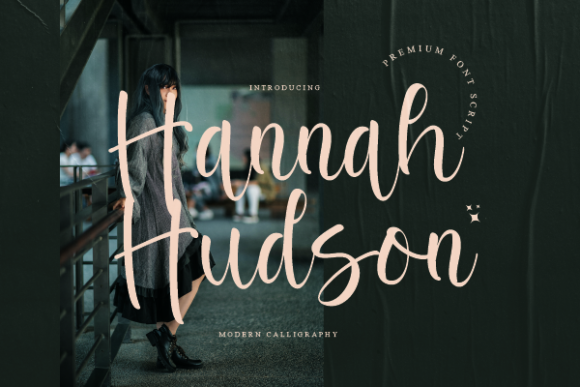 Hannah Hudson Script Font for Elegant Digital Design