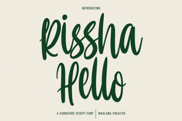 Hello Rissha for Creative Branding and Design Projects