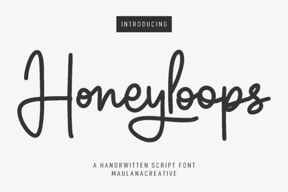 Honeyloops: A Fancy Cursive Script Font for Scroll-Stopping Brand Content