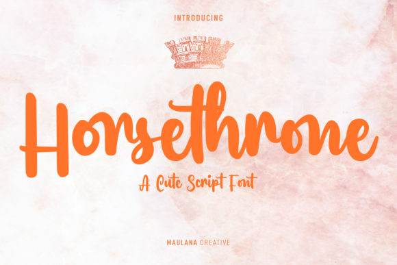 Horsethrone: A Trendy Script Handwritten Font for Digital Branding