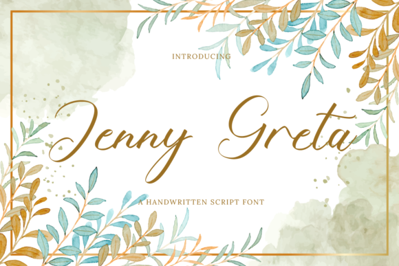 Jenny Greta Script Font for High-Vibe Campaigns