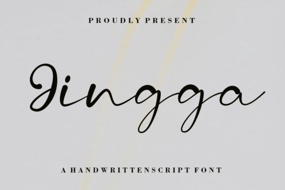 Jingga Script Handwritten Font for Elegant Packaging & Invitations