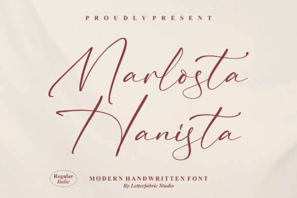 Marlosta Hanista: A Stylish & Dainty Script Font for Real Branding