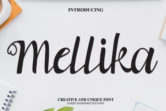 Mellika: A Script Handwritten Font for Romantic Editorial Moments