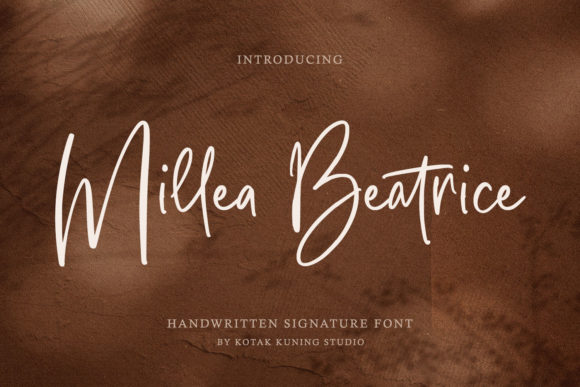 Millea Beatrice: Elegant Script Handwritten Font for Scroll-Stopping Brand Content