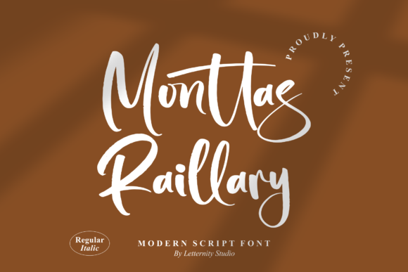 Monttas Raillary: A Script Font for Handmade Crafters and Product Designers
