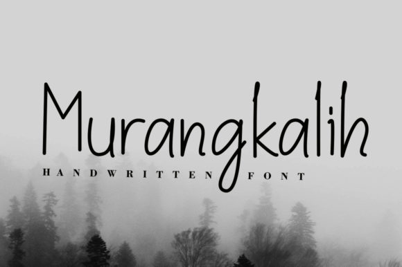 Murangkalih Script Font for Handmade Branding