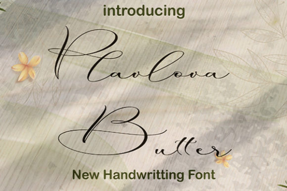 Plavlova Butter: A Delicate Script Font for Crafters and Designers