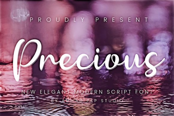 Precious: A Script Font for Dynamic Branding and Campaign Design