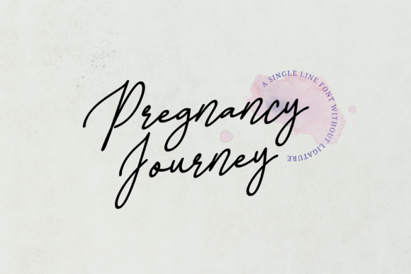 Pregnancy Journey Script Font for Branding & Social Campaigns