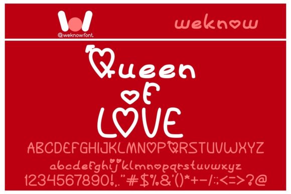 Queen of Love: A Clean Script Font for Elegant Brand Identity