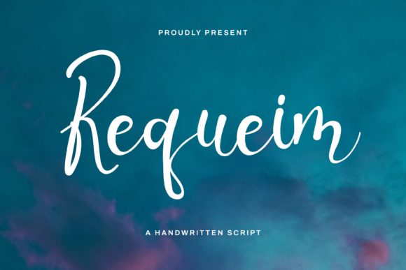 Requeim Script Font for Timeless Brand Charm
