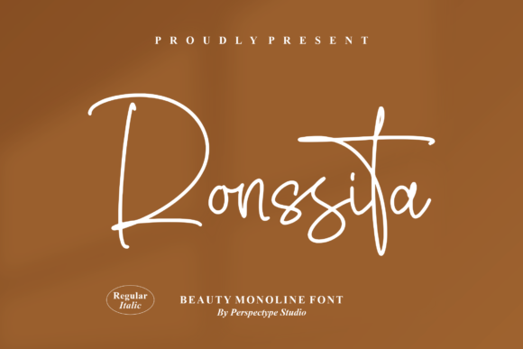 Ronssita: A Slim Script Font for Elegant Digital Branding