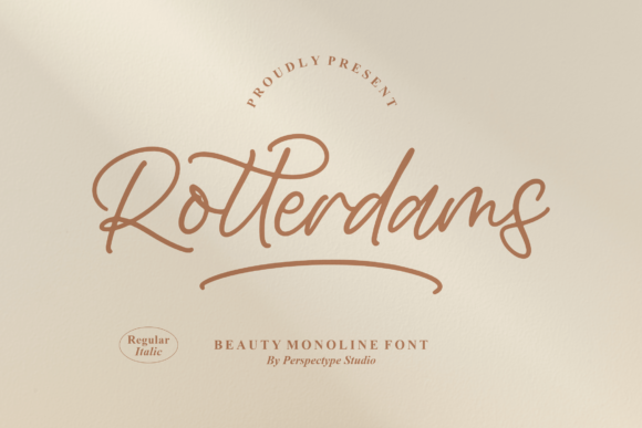Rotterdams: A Luxurious Script Font for Digital Branding