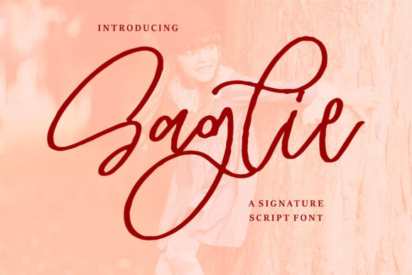 Saglie: A Script Font for Crafting Beautiful, Readable Designs