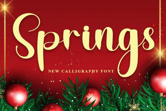Springs Script Font for Elegant Branding & Social Campaigns
