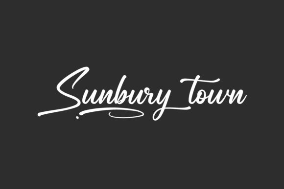 Sunbury Town Font for Elegant Branding and Packaging