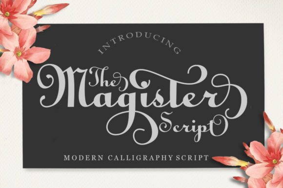 The Magister: A Script Handwritten Font for Elegant Editorial Design