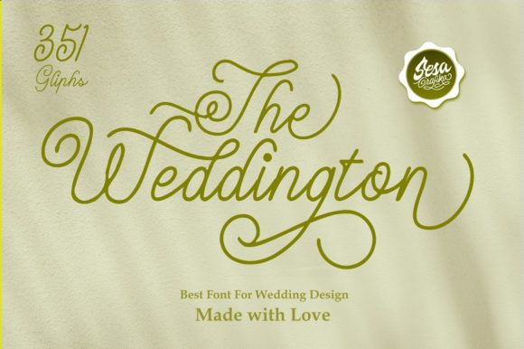 The Weddington: A Vintage Script Font for Elegant Digital Branding