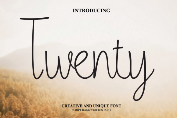 Twenty Script Handwritten Font for Crafters & Sellers